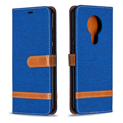 Denim Texture Horizontal Flip Leather Case with Holder & Card Slots & Wallet & Lanyard, For Nokia 5.3, For Xiaomi Redmi Note 9