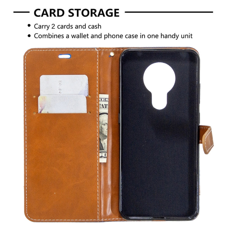 Denim Texture Horizontal Flip Leather Case with Holder & Card Slots & Wallet & Lanyard, For Nokia 5.3, For Xiaomi Redmi Note 9