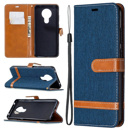Denim Texture Horizontal Flip Leather Case with Holder & Card Slots & Wallet & Lanyard, For Nokia 5.3, For Xiaomi Redmi Note 9
