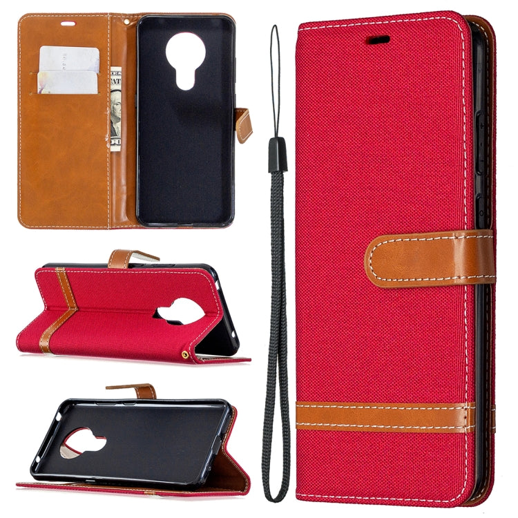 Denim Texture Horizontal Flip Leather Case with Holder & Card Slots & Wallet & Lanyard, For Nokia 5.3, For Xiaomi Redmi Note 9