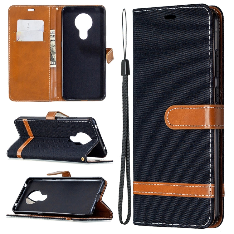 Denim Texture Horizontal Flip Leather Case with Holder & Card Slots & Wallet & Lanyard, For Nokia 5.3, For Xiaomi Redmi Note 9