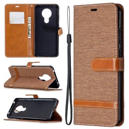 Denim Texture Horizontal Flip Leather Case with Holder & Card Slots & Wallet & Lanyard, For Nokia 5.3, For Xiaomi Redmi Note 9