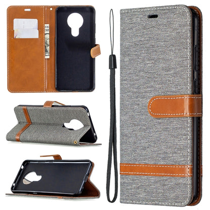 Denim Texture Horizontal Flip Leather Case with Holder & Card Slots & Wallet & Lanyard, For Nokia 5.3, For Xiaomi Redmi Note 9