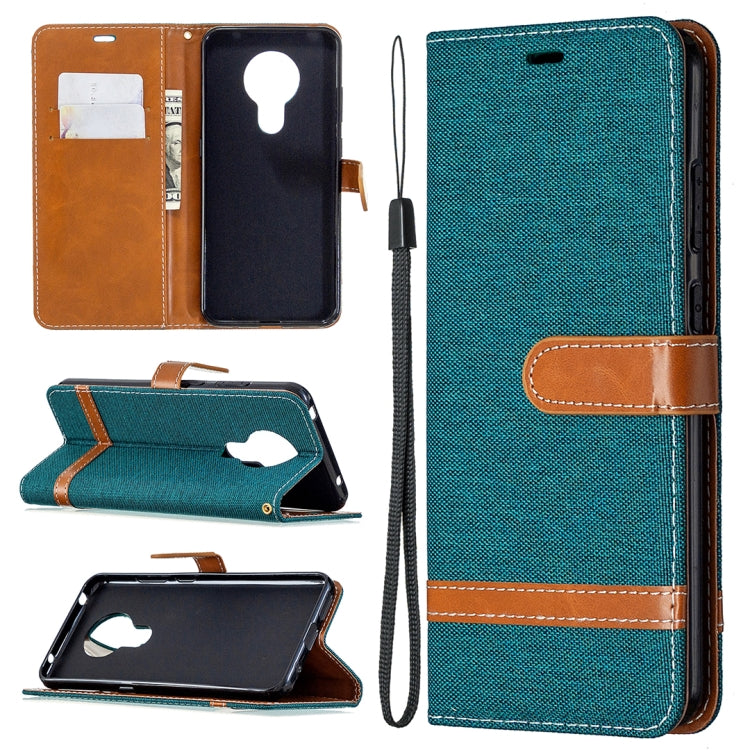 Denim Texture Horizontal Flip Leather Case with Holder & Card Slots & Wallet & Lanyard, For Nokia 5.3, For Xiaomi Redmi Note 9