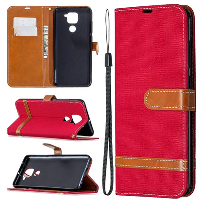 Denim Texture Horizontal Flip Leather Case with Holder & Card Slots & Wallet & Lanyard, For Nokia 5.3, For Xiaomi Redmi Note 9