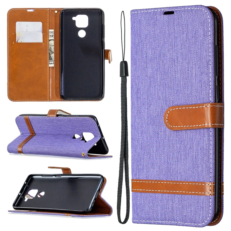 Denim Texture Horizontal Flip Leather Case with Holder & Card Slots & Wallet & Lanyard, For Nokia 5.3, For Xiaomi Redmi Note 9