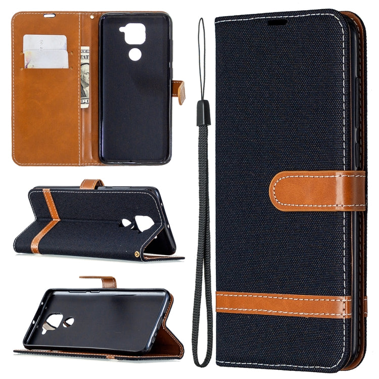 Denim Texture Horizontal Flip Leather Case with Holder & Card Slots & Wallet & Lanyard, For Nokia 5.3, For Xiaomi Redmi Note 9