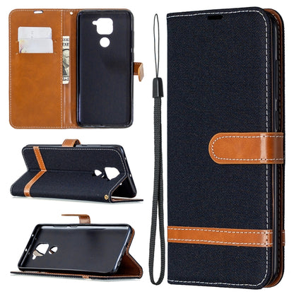Denim Texture Horizontal Flip Leather Case with Holder & Card Slots & Wallet & Lanyard, For Nokia 5.3, For Xiaomi Redmi Note 9