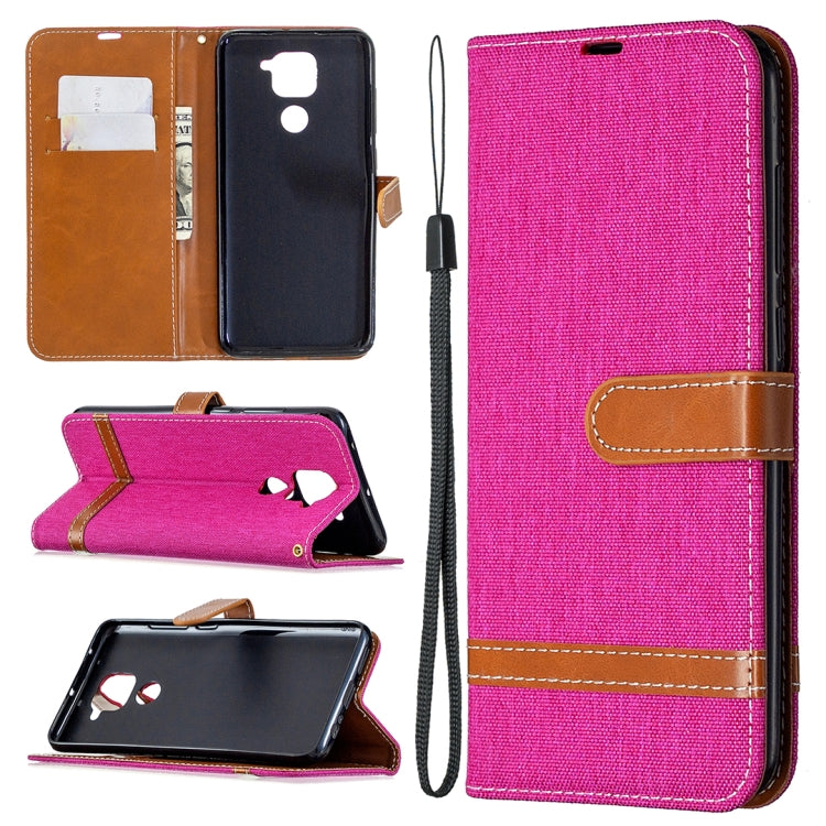 Denim Texture Horizontal Flip Leather Case with Holder & Card Slots & Wallet & Lanyard, For Nokia 5.3, For Xiaomi Redmi Note 9