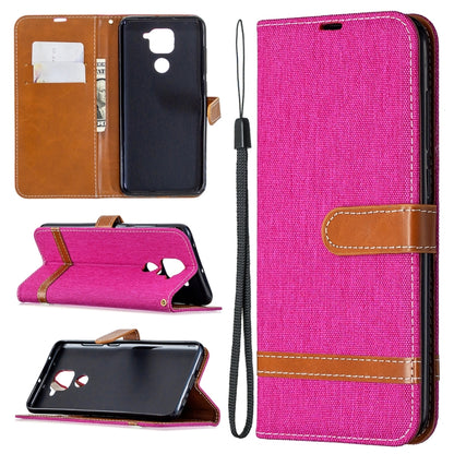Denim Texture Horizontal Flip Leather Case with Holder & Card Slots & Wallet & Lanyard, For Nokia 5.3, For Xiaomi Redmi Note 9