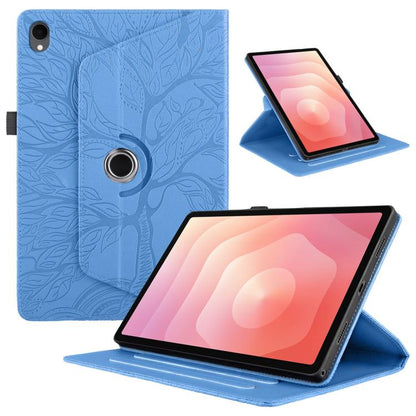 Tree Life Embossed Rotation Leather Tablet Case, For Samsung Galaxy Tab S11, For Samsung Galaxy Tab S11 Ultra, For Samsung Galaxy Tab S10 Ultra / S9 Ultra, For Samsung Galaxy Tab S10+ / S9+ / S8+