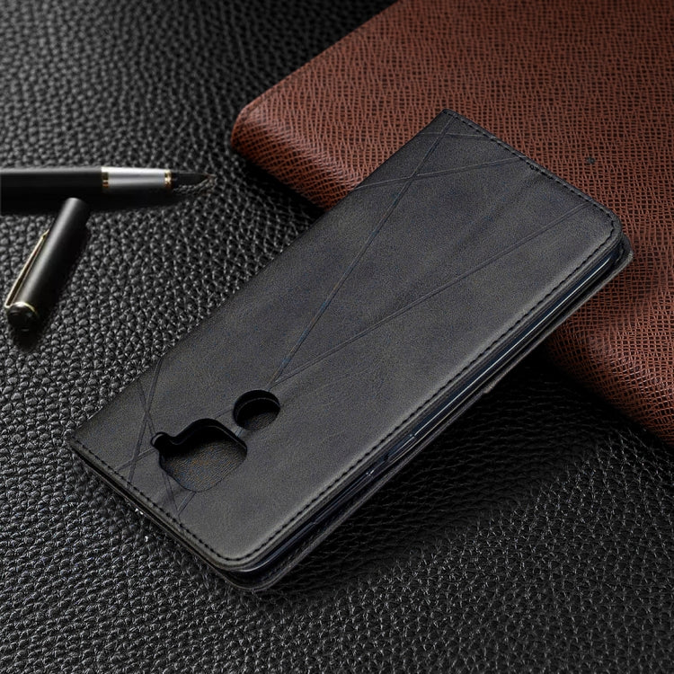 Rhombus Texture Horizontal Flip Magnetic Leather Case with Holder & Card Slots & Wallet, For Xiaomi Redmi Note 9