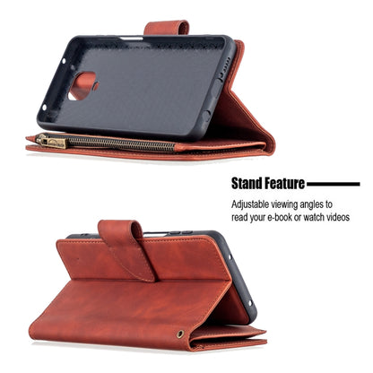 Skin Feel Detachable Magnetic Zipper Horizontal Flip PU Leather Case with Multi-Card Slots & Holder & Wallet & Photo Frame & Lanyard, For Xiaomi Redmi Note 9 Pro, For Xiaomi Mi CC9 Pro