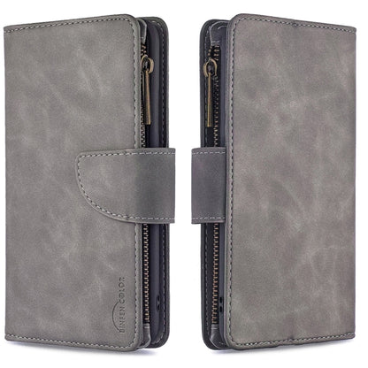 Skin Feel Detachable Magnetic Zipper Horizontal Flip PU Leather Case with Multi-Card Slots & Holder & Wallet & Photo Frame & Lanyard, For Xiaomi Redmi Note 9 Pro, For Xiaomi Mi CC9 Pro