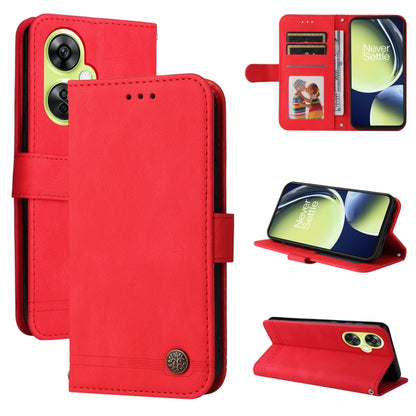 Skin Feel Life Tree Metal Button Leather Phone Case, For OnePlus 12R, For OnePlus 12, For OnePlus Nord CE3, For OnePlus Nord CE 3 Lite / Nord N30