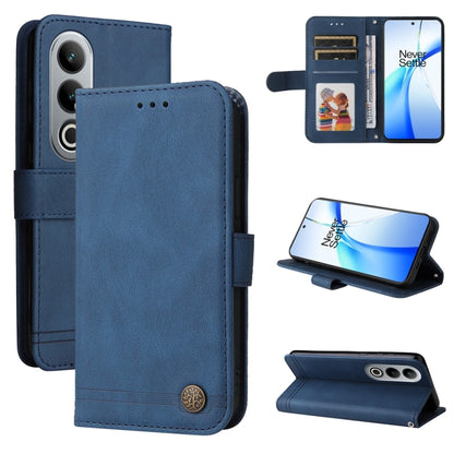 Skin Feel Life Tree Metal Button Leather Phone Case, For OnePlus Ace 3 Pro, For OnePlus Nord CE4 Lite, For OnePlus Ace 3V, For OnePlus Nord CE4