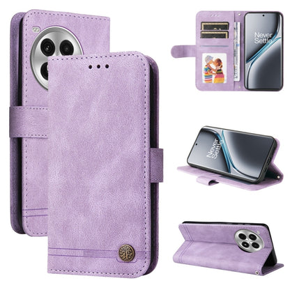 Skin Feel Life Tree Metal Button Leather Phone Case, For OnePlus Ace 3 Pro, For OnePlus Nord CE4 Lite, For OnePlus Ace 3V, For OnePlus Nord CE4