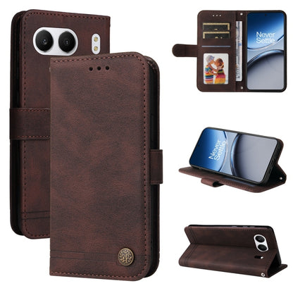 Skin Feel Life Tree Metal Button Leather Phone Case, For OnePlus Ace 5 Racing / Nord CE5, For OnePlus 13R / Ace 5 / Ace 5 Pro, For OnePlus 13, For OnePlus Nord 4