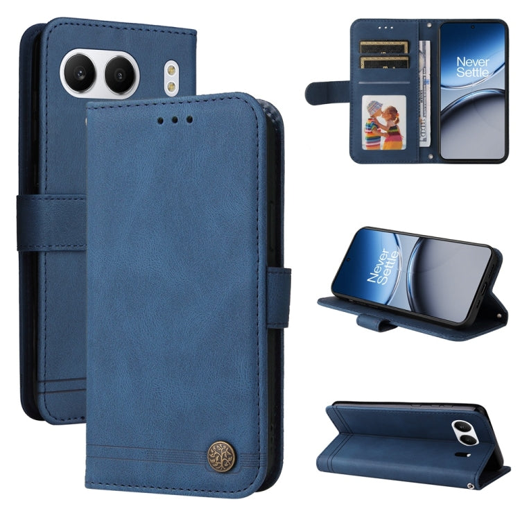 Skin Feel Life Tree Metal Button Leather Phone Case, For OnePlus Ace 5 Racing / Nord CE5, For OnePlus 13R / Ace 5 / Ace 5 Pro, For OnePlus 13, For OnePlus Nord 4