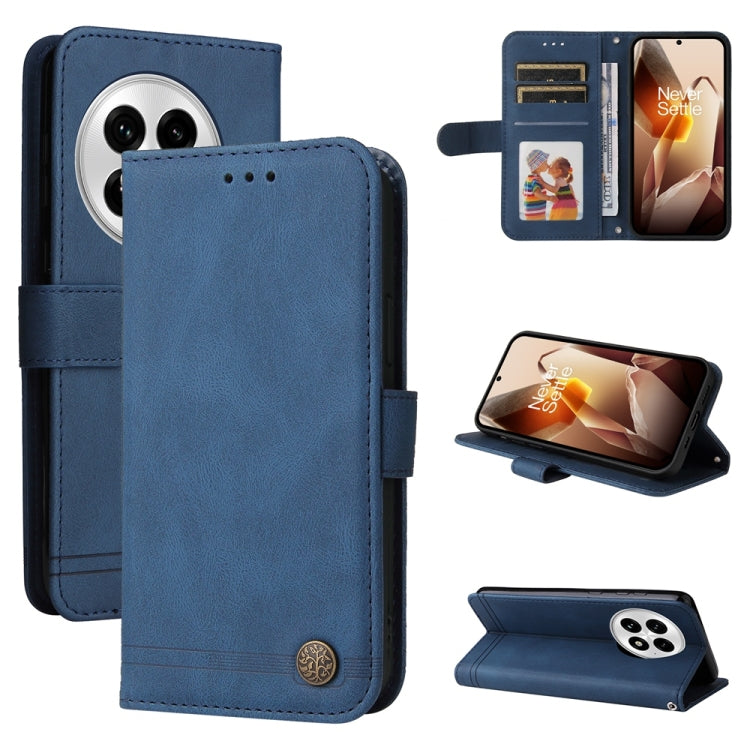 Skin Feel Life Tree Metal Button Leather Phone Case, For OnePlus Ace 5 Racing / Nord CE5, For OnePlus 13R / Ace 5 / Ace 5 Pro, For OnePlus 13, For OnePlus Nord 4