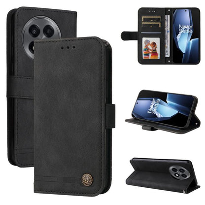Skin Feel Life Tree Metal Button Leather Phone Case, For OnePlus Ace 5 Racing / Nord CE5, For OnePlus 13R / Ace 5 / Ace 5 Pro, For OnePlus 13, For OnePlus Nord 4