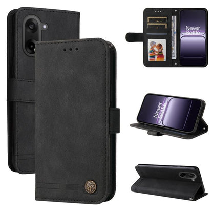 Skin Feel Life Tree Metal Button Leather Phone Case, For OnePlus Ace 5 Racing / Nord CE5, For OnePlus 13R / Ace 5 / Ace 5 Pro, For OnePlus 13, For OnePlus Nord 4