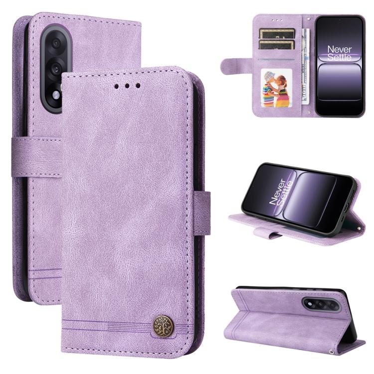 Skin Feel Life Tree Metal Button Leather Phone Case, For OnePlus Turbo 6V / Turbo 6, For OnePlus Ace 6 / 15R, For OnePlus 15, For OnePlus Ace 5 Ultra / Nord 5