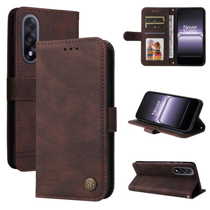 Skin Feel Life Tree Metal Button Leather Phone Case, For OnePlus Turbo 6V / Turbo 6, For OnePlus Ace 6 / 15R, For OnePlus 15, For OnePlus Ace 5 Ultra / Nord 5