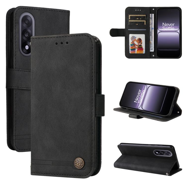 Skin Feel Life Tree Metal Button Leather Phone Case, For OnePlus Turbo 6V / Turbo 6, For OnePlus Ace 6 / 15R, For OnePlus 15, For OnePlus Ace 5 Ultra / Nord 5