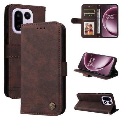 Skin Feel Life Tree Metal Button Leather Phone Case, For OnePlus Turbo 6V / Turbo 6, For OnePlus Ace 6 / 15R, For OnePlus 15, For OnePlus Ace 5 Ultra / Nord 5