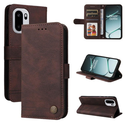 Skin Feel Life Tree Metal Button Leather Phone Case, For OnePlus Turbo 6V / Turbo 6, For OnePlus Ace 6 / 15R, For OnePlus 15, For OnePlus Ace 5 Ultra / Nord 5