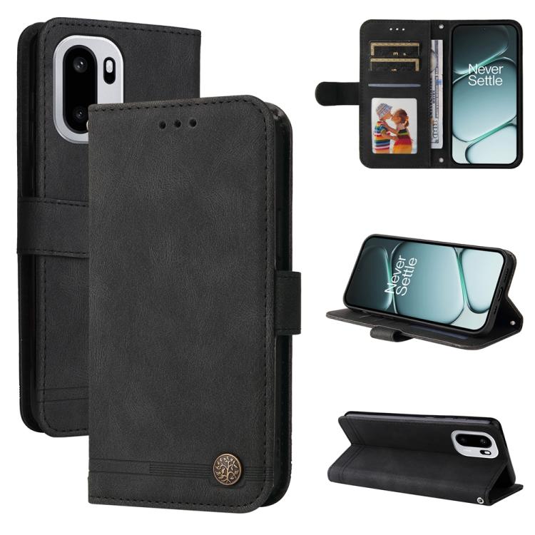 Skin Feel Life Tree Metal Button Leather Phone Case, For OnePlus Turbo 6V / Turbo 6, For OnePlus Ace 6 / 15R, For OnePlus 15, For OnePlus Ace 5 Ultra / Nord 5