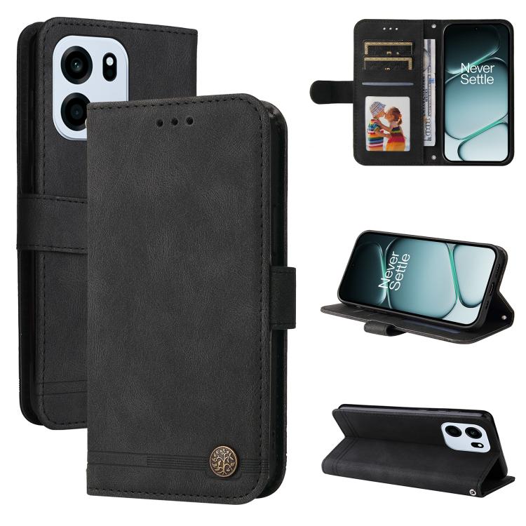 Skin Feel Life Tree Metal Button Leather Phone Case, For OnePlus Turbo 6V / Turbo 6, For OnePlus Ace 6 / 15R, For OnePlus 15, For OnePlus Ace 5 Ultra / Nord 5