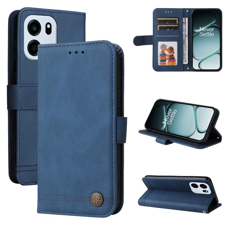 Skin Feel Life Tree Metal Button Leather Phone Case, For OnePlus Turbo 6V / Turbo 6, For OnePlus Ace 6 / 15R, For OnePlus 15, For OnePlus Ace 5 Ultra / Nord 5