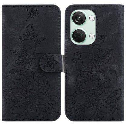 Lily Embossed Leather Phone Case, For OnePlus Nord CE4 5G, For OnePlus Nord CE 3 Lite / N30, For OnePlus Nord 3, For OnePlus 11