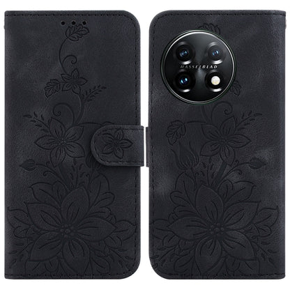 Lily Embossed Leather Phone Case, For OnePlus Nord CE4 5G, For OnePlus Nord CE 3 Lite / N30, For OnePlus Nord 3, For OnePlus 11