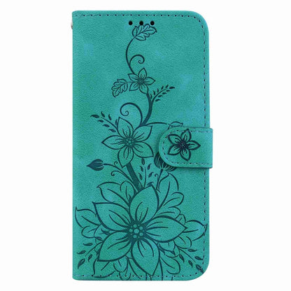 Lily Embossed Leather Phone Case, For OnePlus Nord 2T, For OnePlus Nord CE 2 Lite 5G, For OnePlus 10R / Ace, For OnePlus Nord CE 2 5G