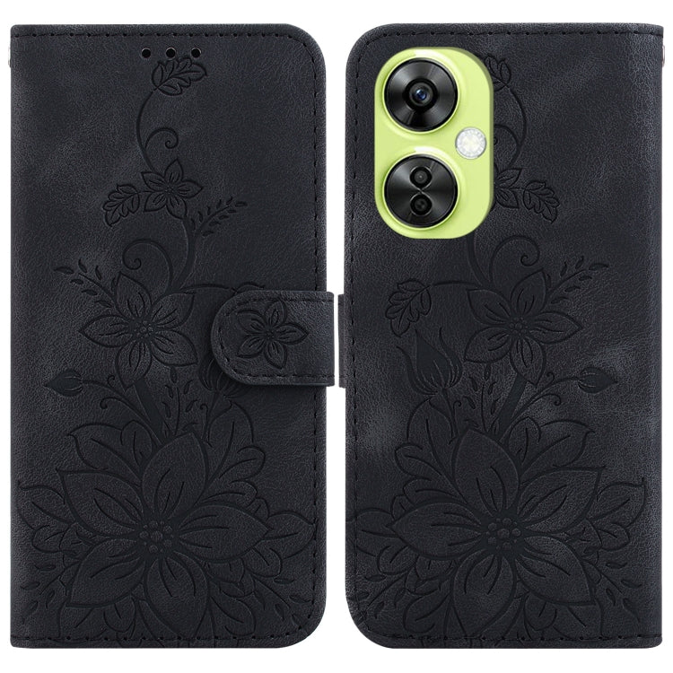 Lily Embossed Leather Phone Case, For OnePlus Nord CE4 5G, For OnePlus Nord CE 3 Lite / N30, For OnePlus Nord 3, For OnePlus 11