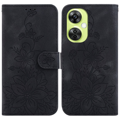 Lily Embossed Leather Phone Case, For OnePlus Nord CE4 5G, For OnePlus Nord CE 3 Lite / N30, For OnePlus Nord 3, For OnePlus 11
