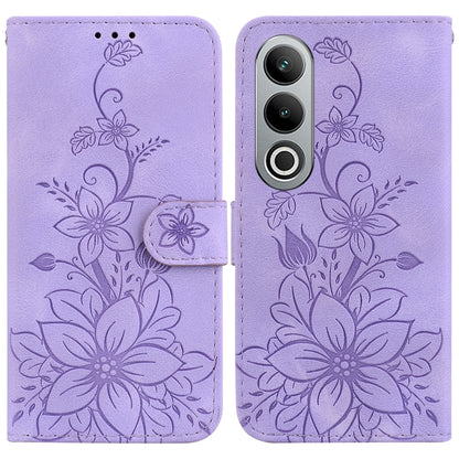 Lily Embossed Leather Phone Case, For OnePlus Nord CE4 5G, For OnePlus Nord CE 3 Lite / N30, For OnePlus Nord 3, For OnePlus 11