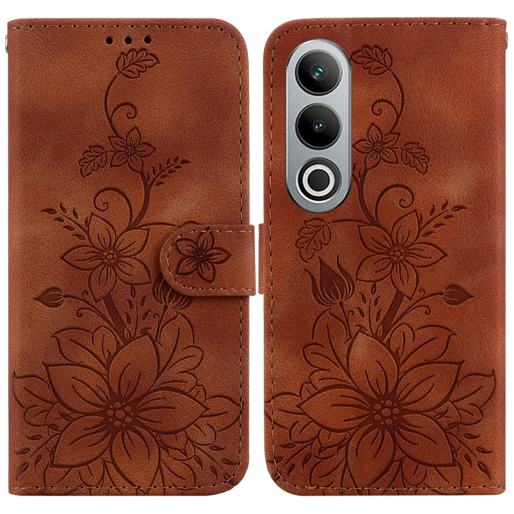 Lily Embossed Leather Phone Case, For OnePlus Nord CE4 5G, For OnePlus Nord CE 3 Lite / N30, For OnePlus Nord 3, For OnePlus 11