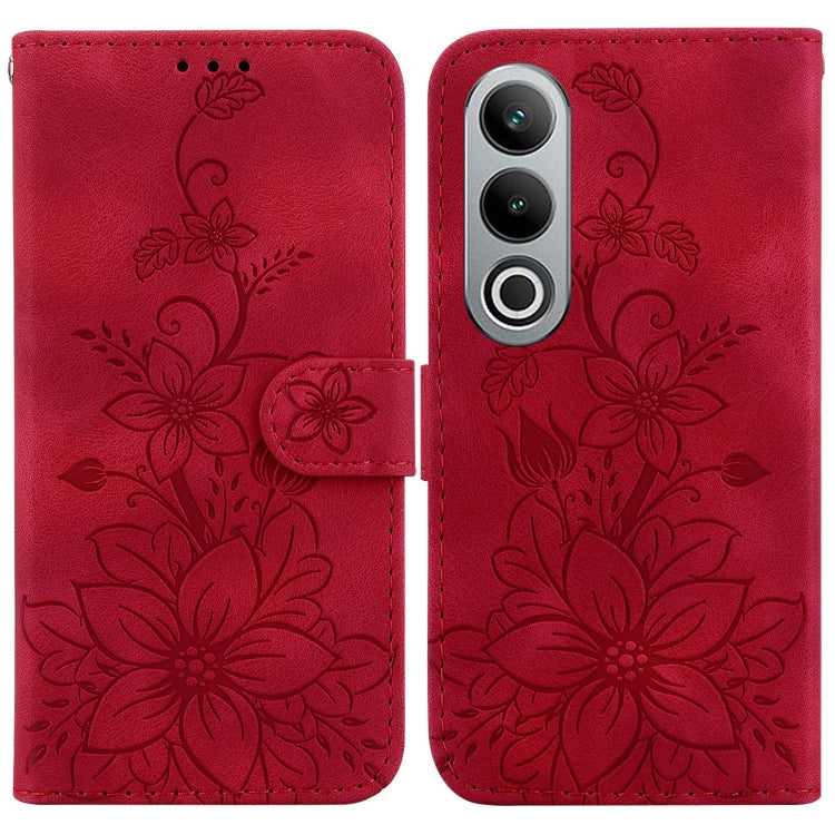 Lily Embossed Leather Phone Case, For OnePlus Nord CE4 5G, For OnePlus Nord CE 3 Lite / N30, For OnePlus Nord 3, For OnePlus 11