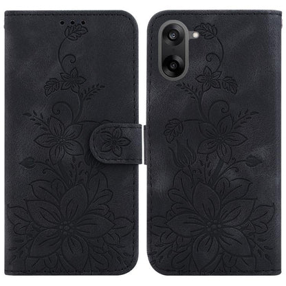 Lily Embossed Leather Phone Case, For OnePlus Nord 6 5G / Turbo 6 / Turbo 6V, For OnePlus 15R / Ace 6 / Ace 6T, For OnePlus Ace 5 Ultra / Nord 5 5G, For OnePlus Ace 5 Racing / Nord CE5