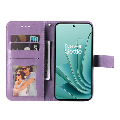 Seven-petal Flowers Embossing Leather Phone Case, For OnePlus Nord 3 / Ace 2V