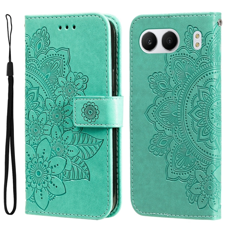 Seven-petal Flowers Embossing Leather Phone Case, For OnePlus Ace 5 Racing / Nord CE5, For OnePlus 13R / Ace 5 / Ace 5 Pro, For OnePlus 13, For OnePlus Nord 4