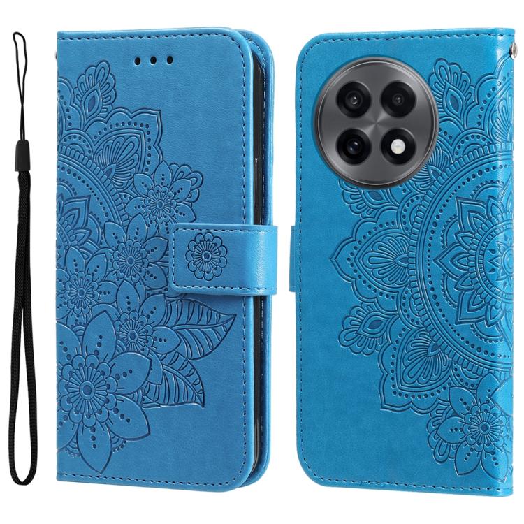 Seven-petal Flowers Embossing Leather Phone Case, For OnePlus Ace 5 Racing / Nord CE5, For OnePlus 13R / Ace 5 / Ace 5 Pro, For OnePlus 13, For OnePlus Nord 4