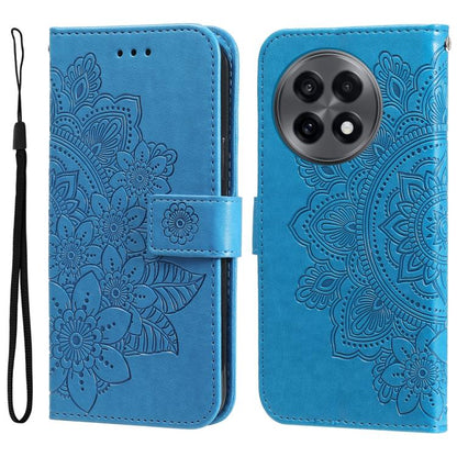 Seven-petal Flowers Embossing Leather Phone Case, For OnePlus Ace 5 Racing / Nord CE5, For OnePlus 13R / Ace 5 / Ace 5 Pro, For OnePlus 13, For OnePlus Nord 4
