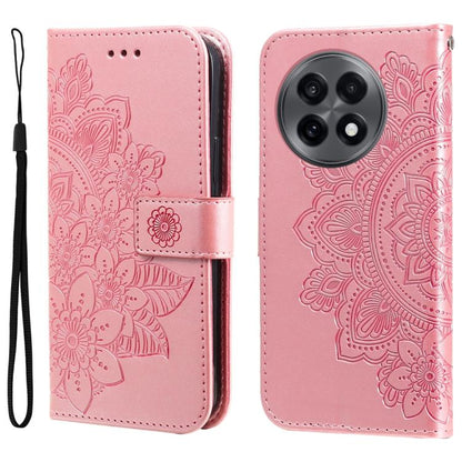 Seven-petal Flowers Embossing Leather Phone Case, For OnePlus Ace 5 Racing / Nord CE5, For OnePlus 13R / Ace 5 / Ace 5 Pro, For OnePlus 13, For OnePlus Nord 4