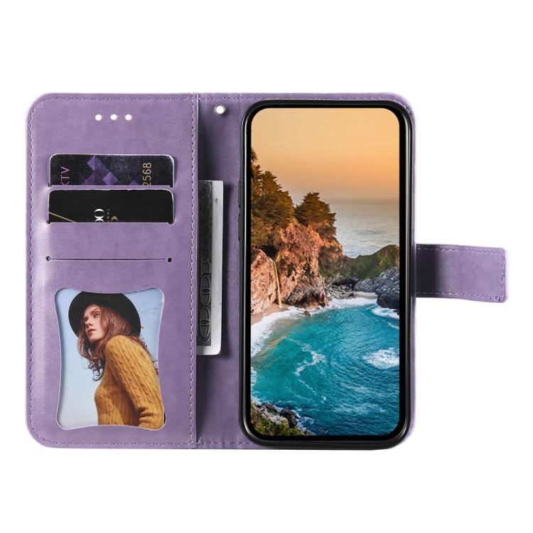 Seven-petal Flowers Embossing Leather Phone Case, For OnePlus Ace 5 Racing / Nord CE5, For OnePlus 13R / Ace 5 / Ace 5 Pro, For OnePlus 13, For OnePlus Nord 4