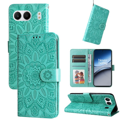 Embossed Sunflower Leather Phone Case, For OnePlus Ace 5 Racing / Nord CE5, For OnePlus 13R / Ace 5 / Ace 5 Pro, For OnePlus 13, For OnePlus Nord 4